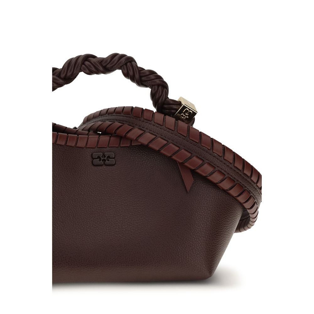 Ganni Brown Leather Handbag
