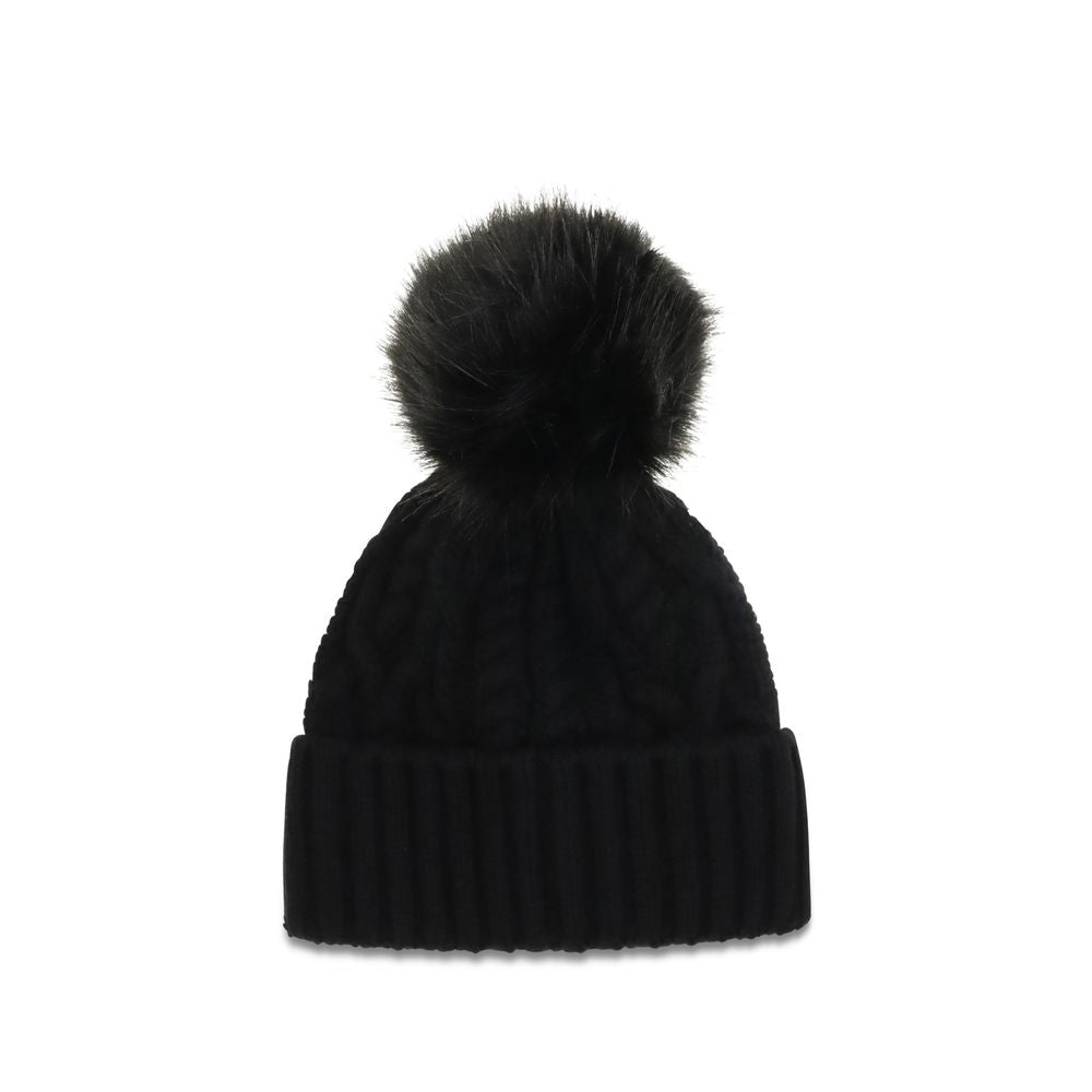 Moncler Black Wool Beanie