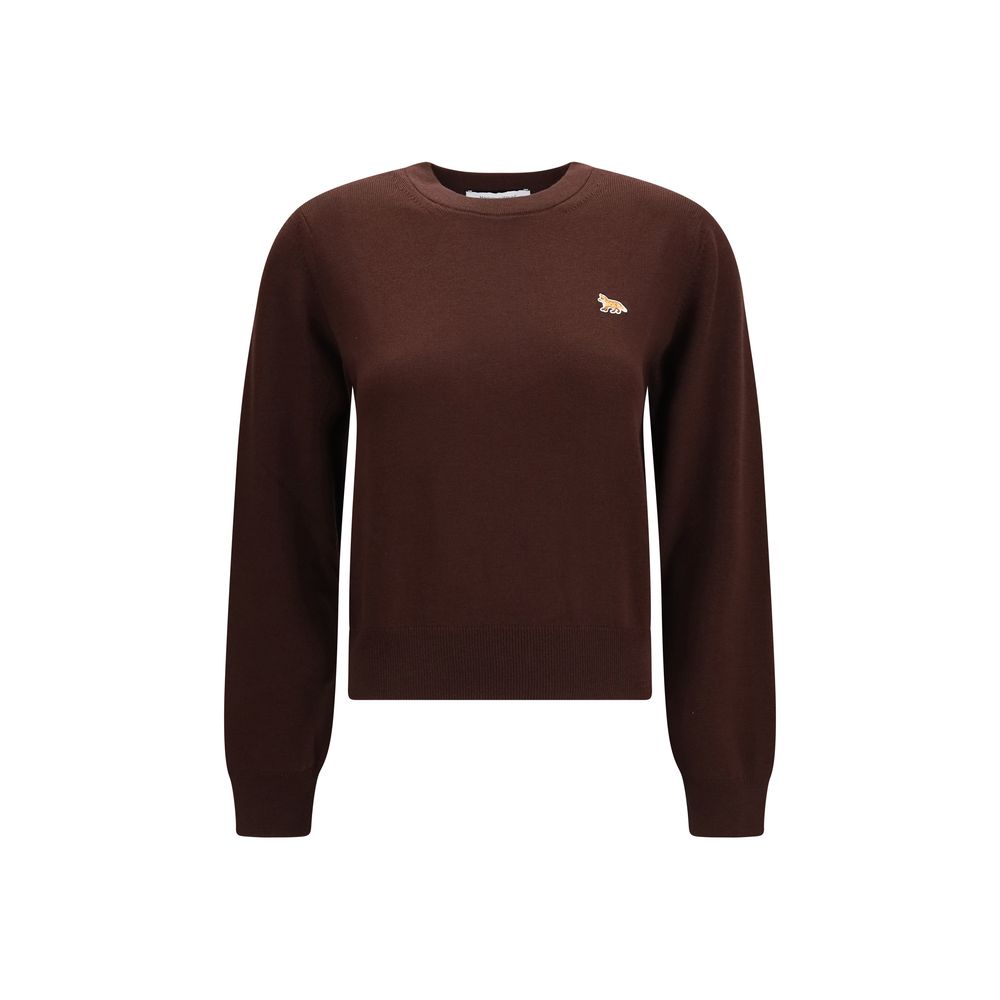 Maison Kitsuné Brown Wool Sweatshirt
