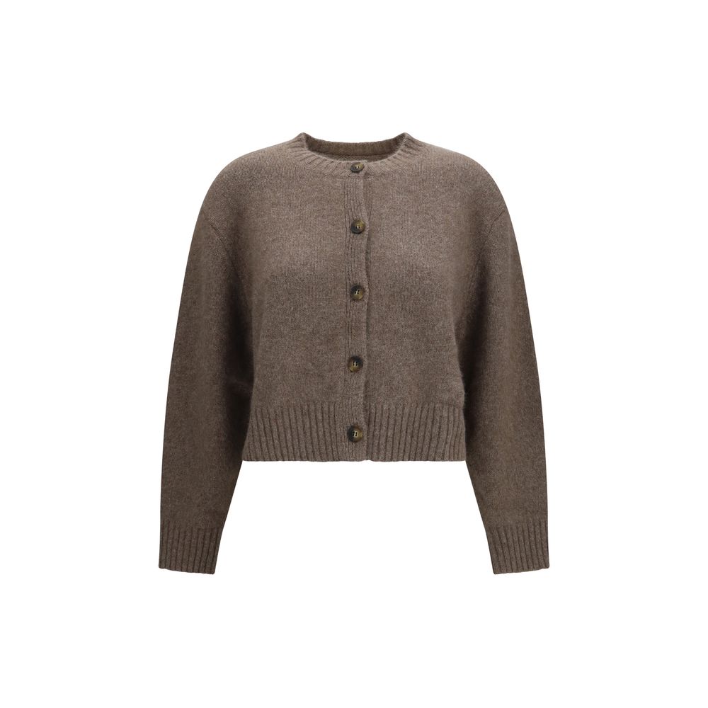 Loulou De Saison Brown Wool Cardigan