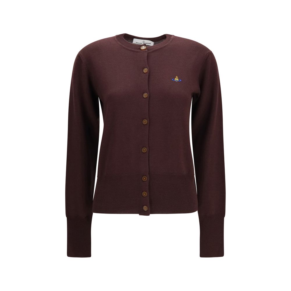 Vivienne Westwood Purple Wool Cardigan