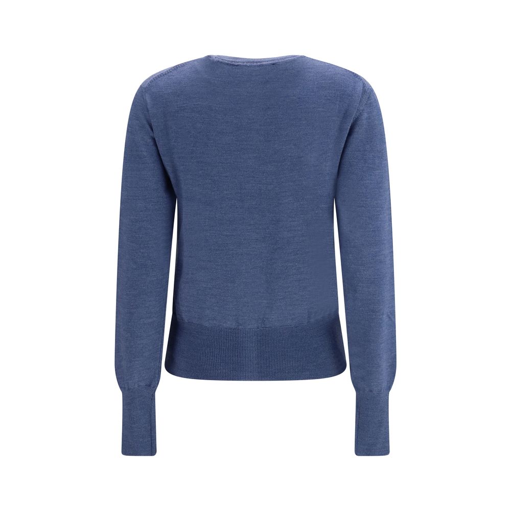 Vivienne Westwood Blue Wool Cardigan