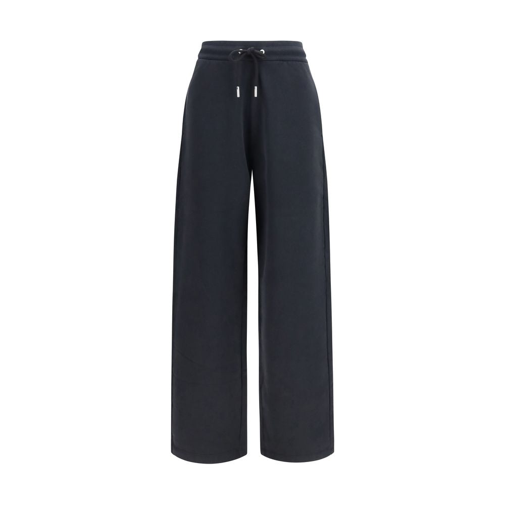 Ami Paris Black Alpaca Vicugna Pacos Joggers (Workout Pants)