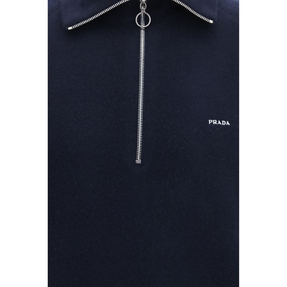 Prada Blue Wool Sweatshirt