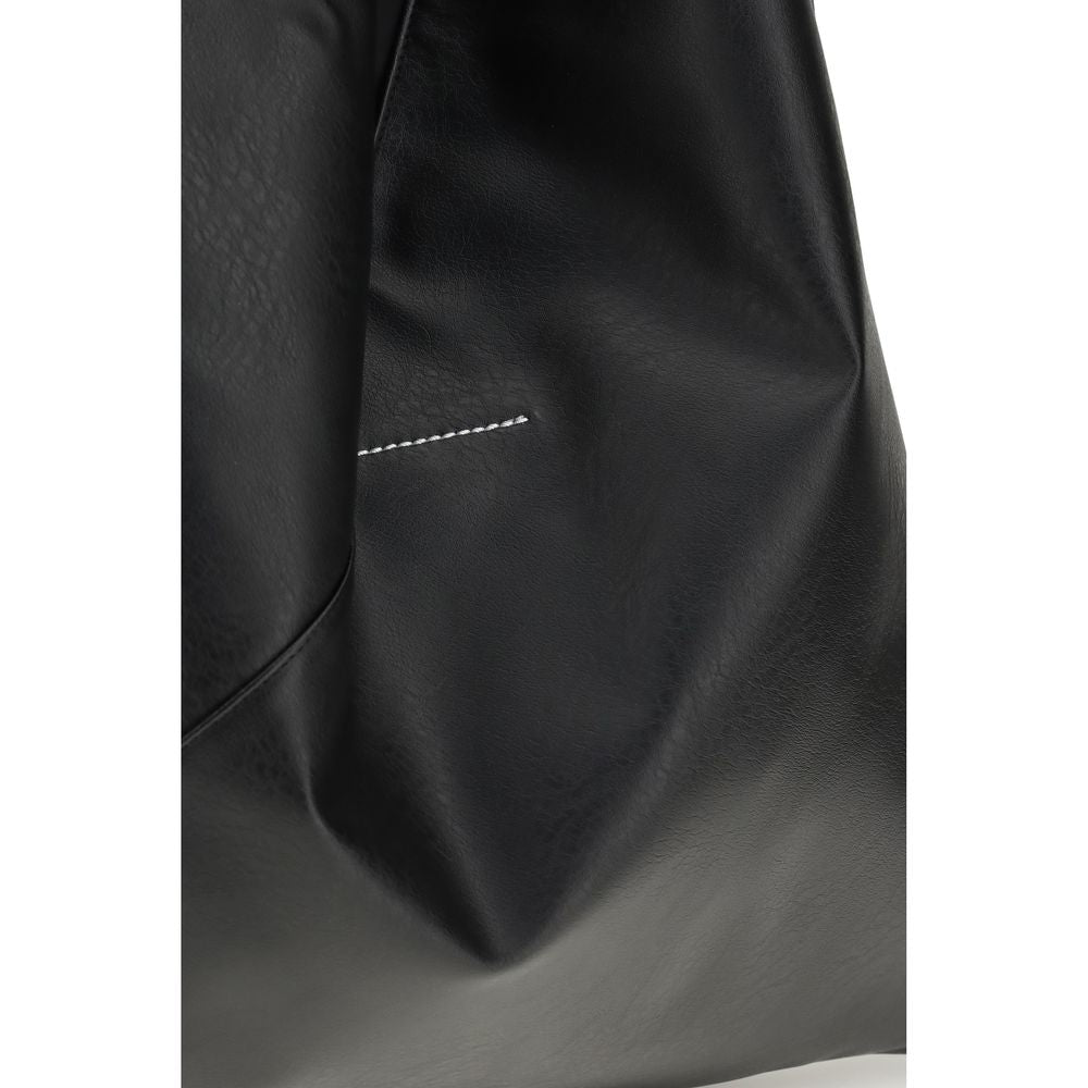 MM6 Black Polyethylene Handbag