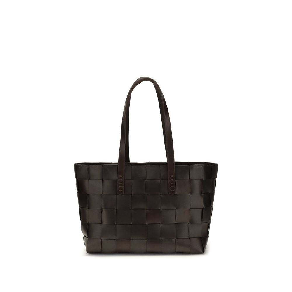 Dragon Diffusion Brown Leather Shoulder Bag