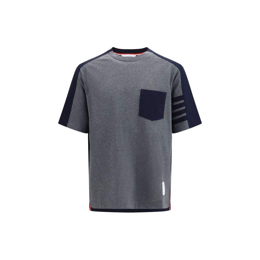 New Thom Browne Gray Cotton T-Shirt