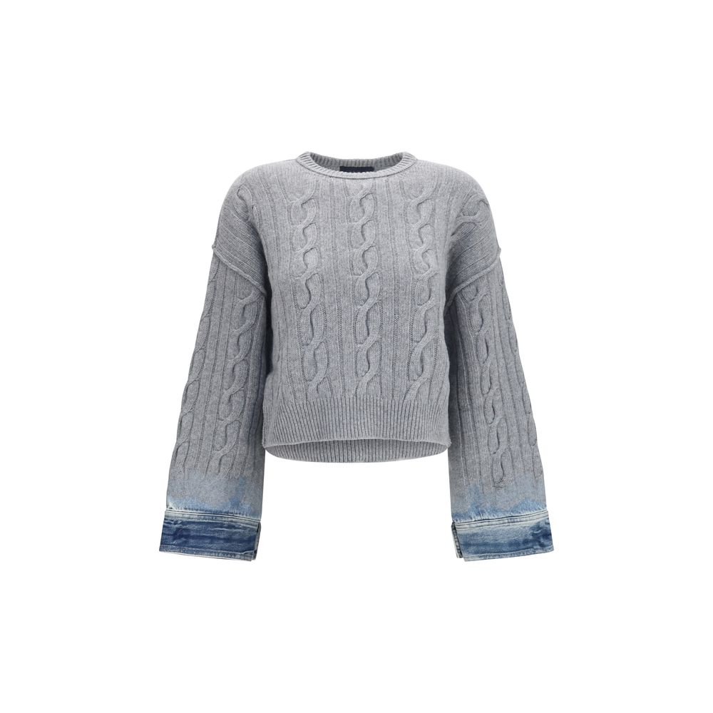 Haikure Gray Wool Sweatshirt