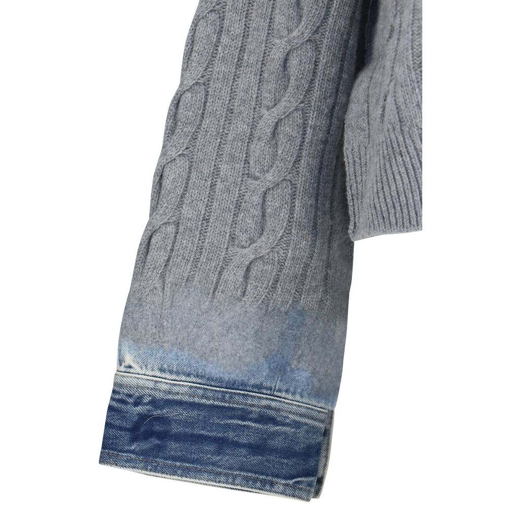 Haikure Gray Wool Sweatshirt