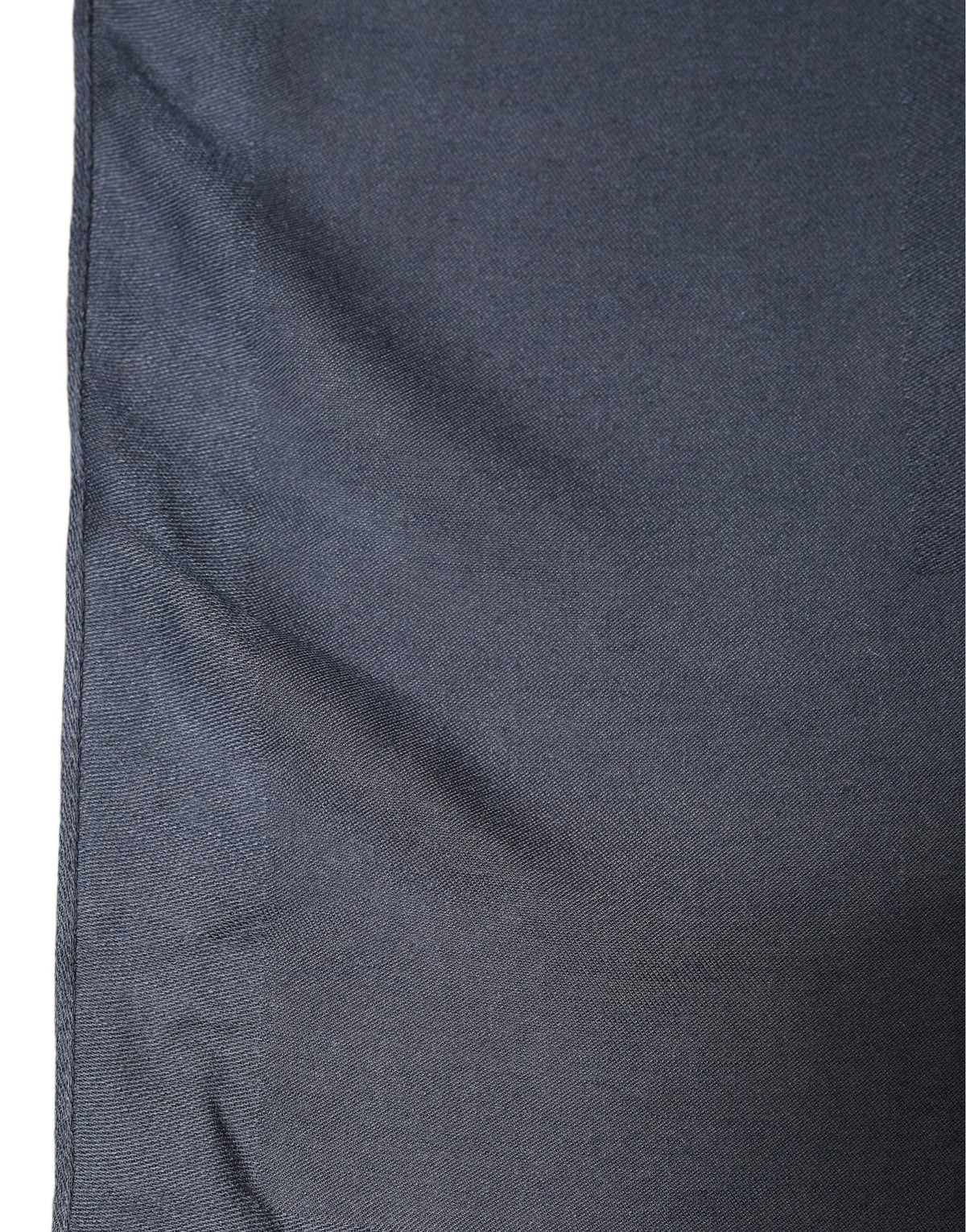 New Dolce & Gabbana Dark Blue Modal Frayed Edge Lace Stole Scarf