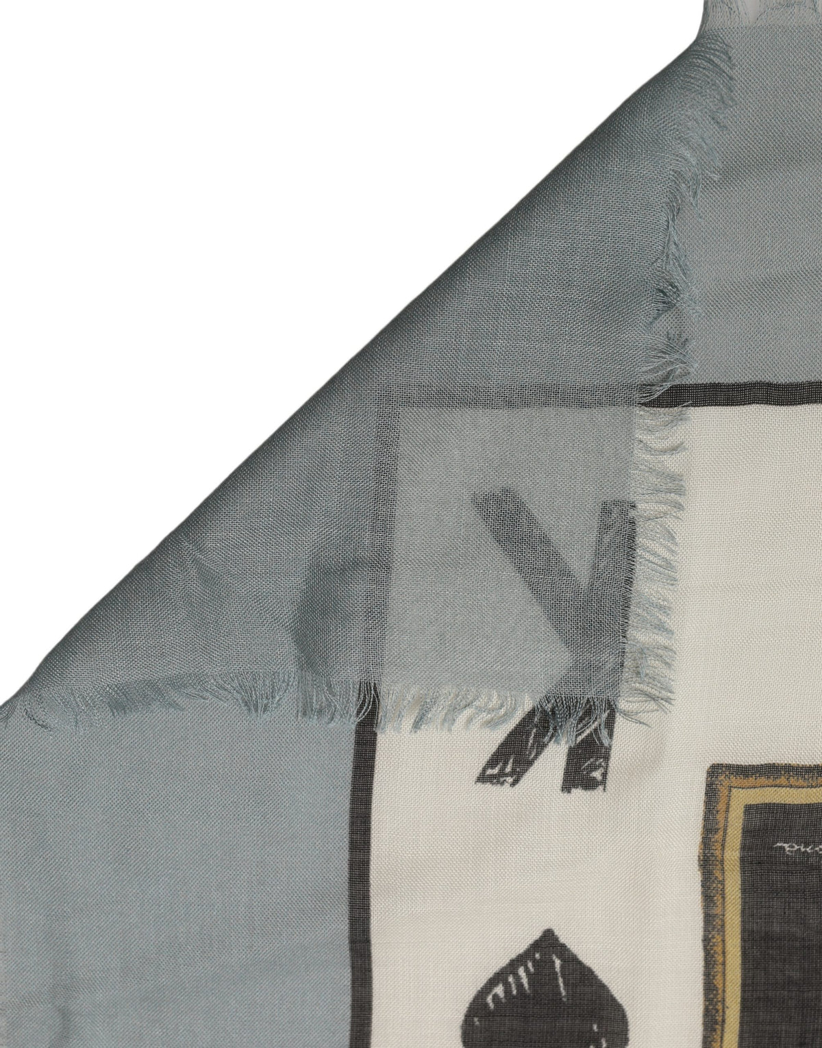 New Dolce & Gabbana Men King of Hearts Square Foulard Scarf