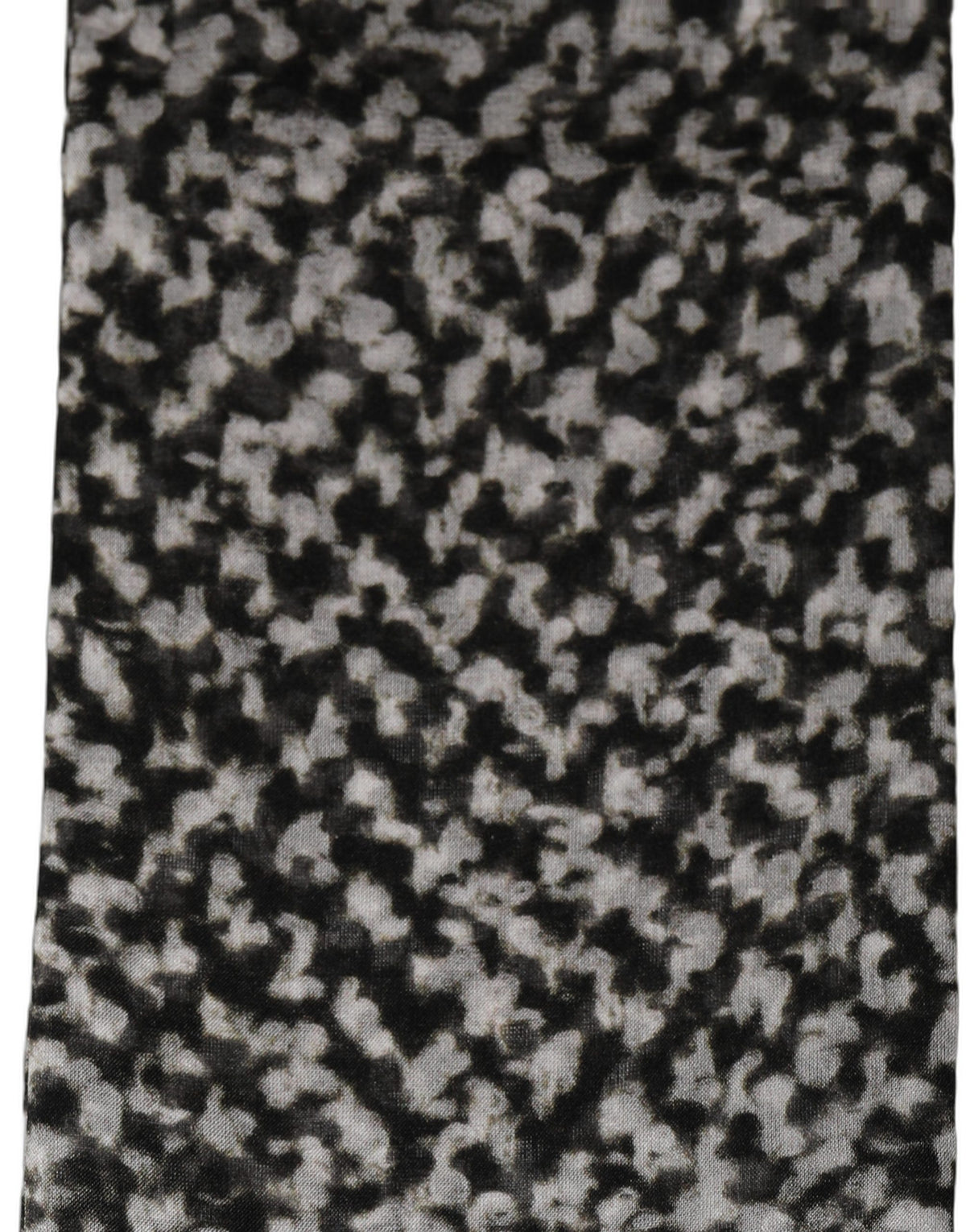 New Dolce & Gabbana Black White Herringbone Tweed Shawl Scarf