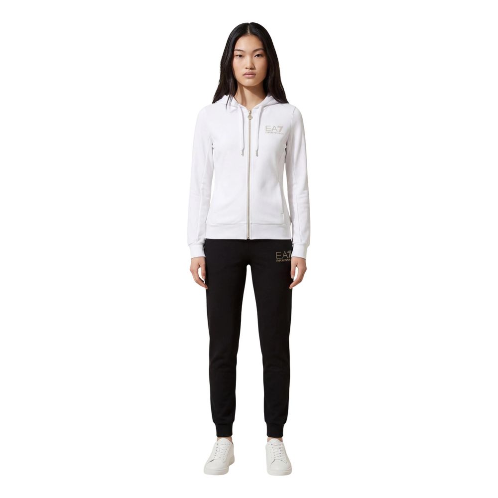 EA7 Emporio Armani Black And White Tracksuit