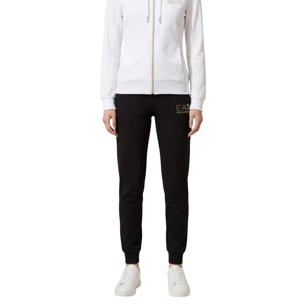 EA7 Emporio Armani Black And White Tracksuit