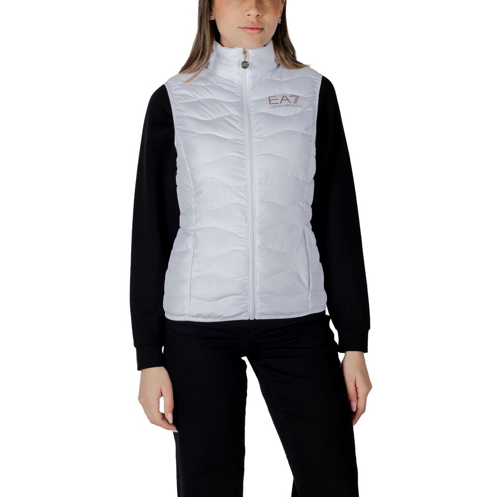 EA7 Emporio Armani White Sleeveless Jacket