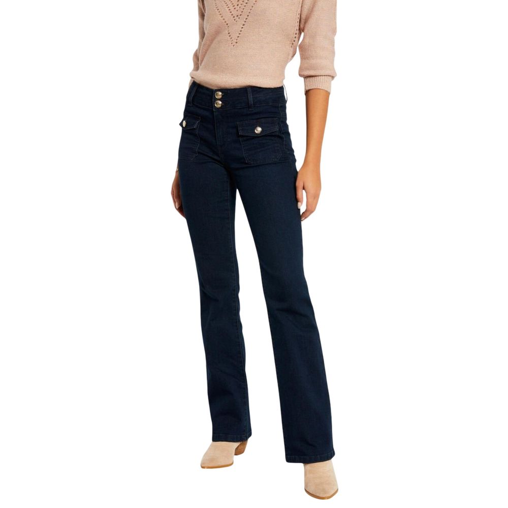 Morgan De Toi Blue Cotton Skinny Jeans