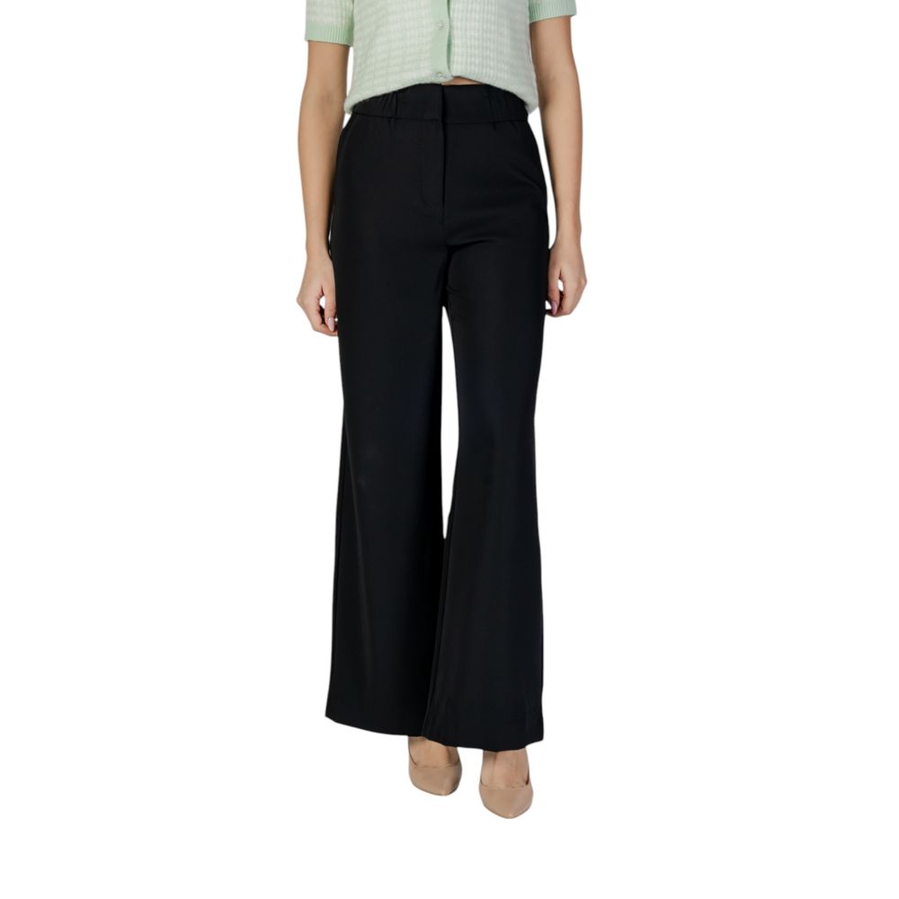 Morgan De Toi Black Casual Pants