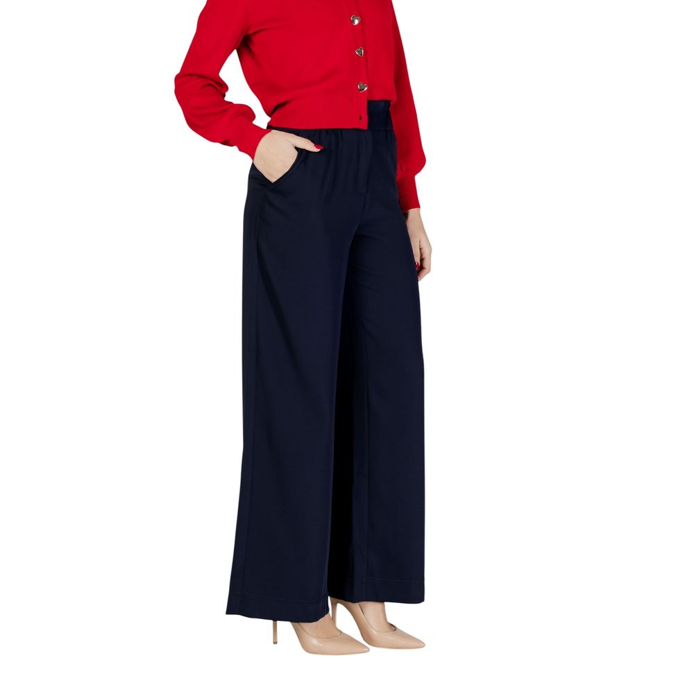 Morgan De Toi Blue Casual Pants