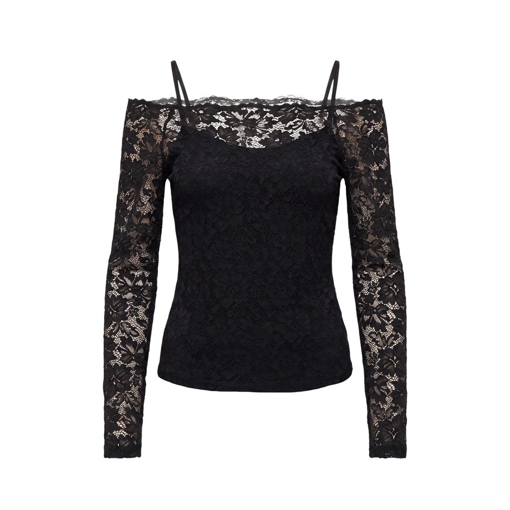 Morgan De Toi Black Long Sleeve T-Shirt