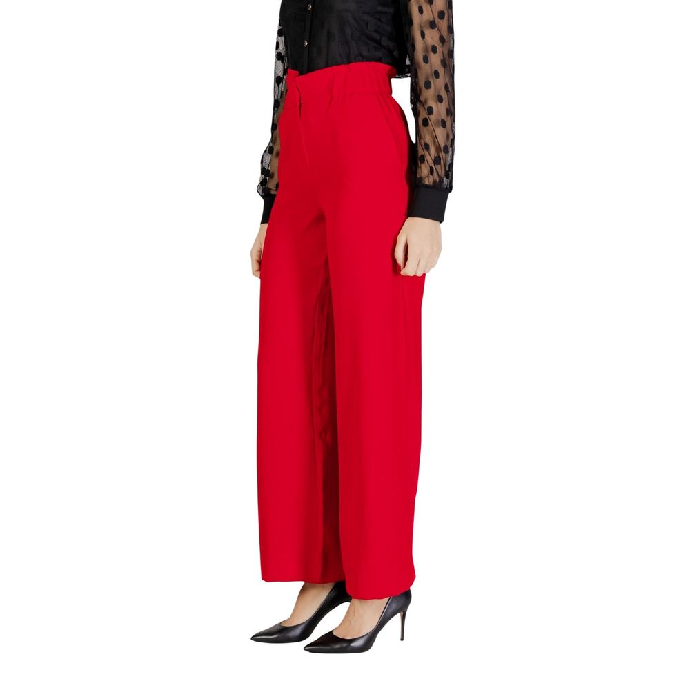 Morgan De Toi Red Casual Pants