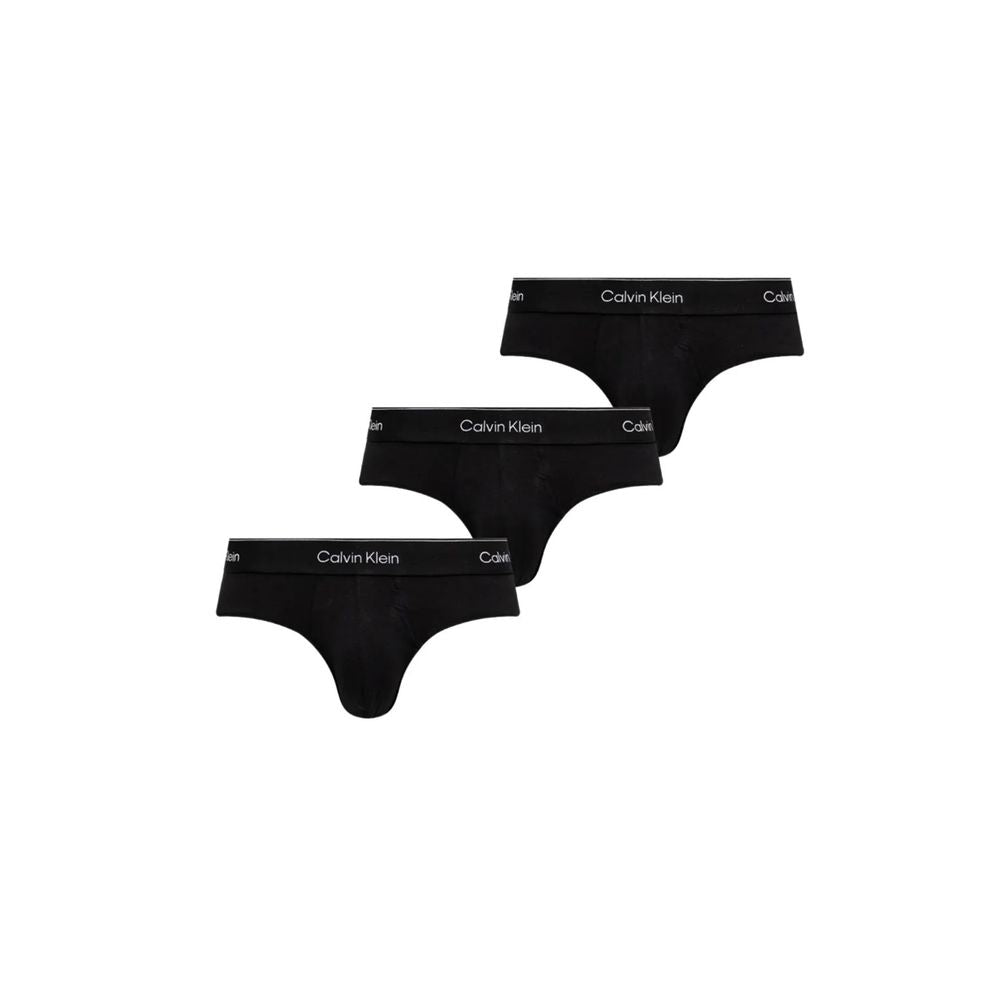 Calvin Klein Underwear Black And White Cotton Briefs