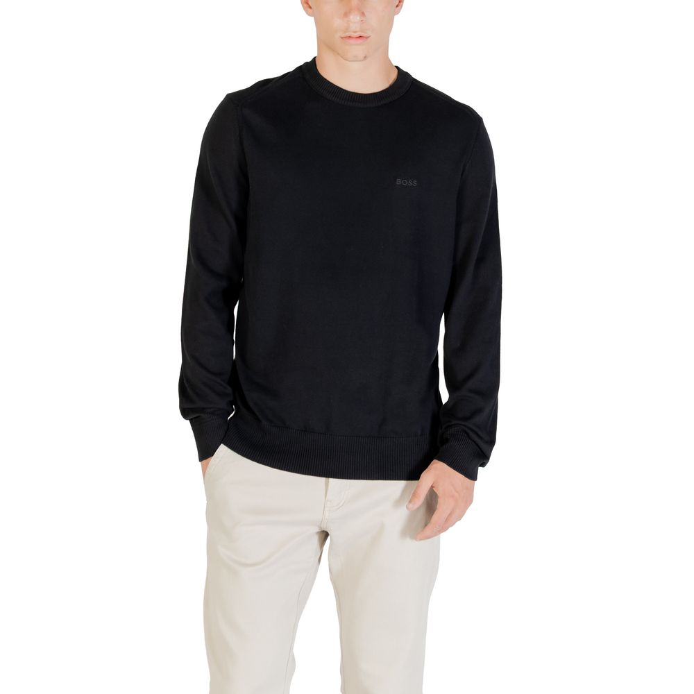 Hugo Boss Black Cotton Sweatshirt