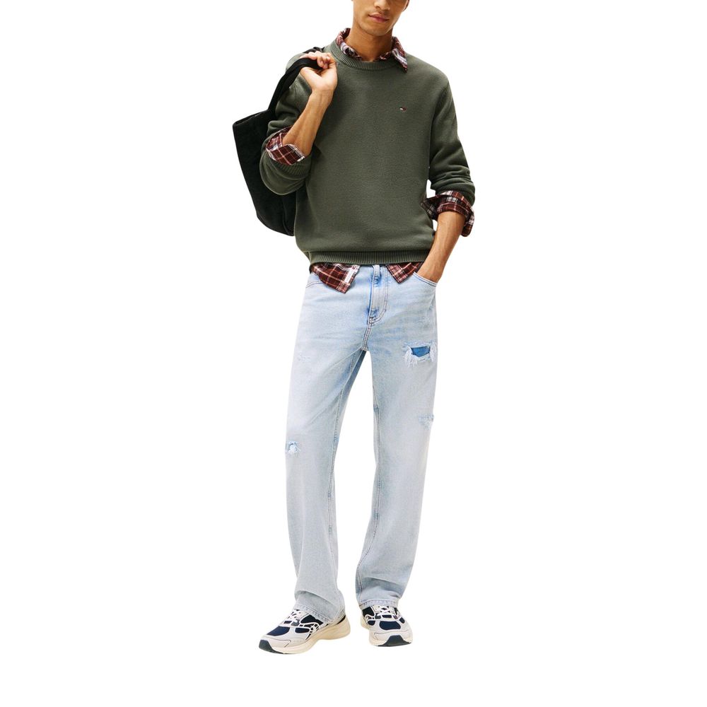 Tommy Hilfiger Jeans Green Organic Cotton Sweatshirt