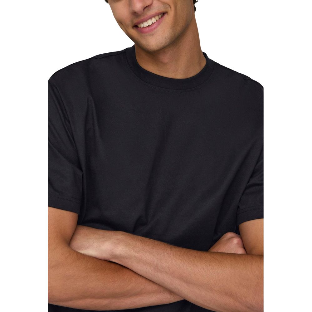 Only & Sons Black Organic Cotton Sportswear