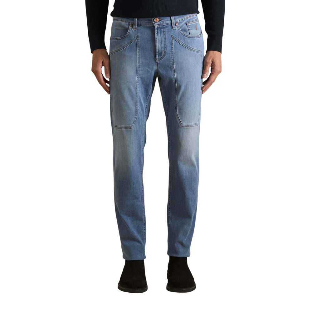 Jeckerson Light Blue Recycled Skinny Jeans