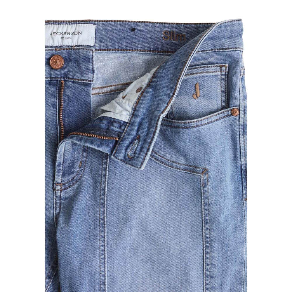 Jeckerson Light Blue Recycled Skinny Jeans
