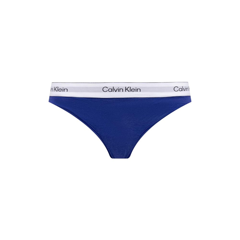 Calvin Klein Underwear Blue Cotton Pantie