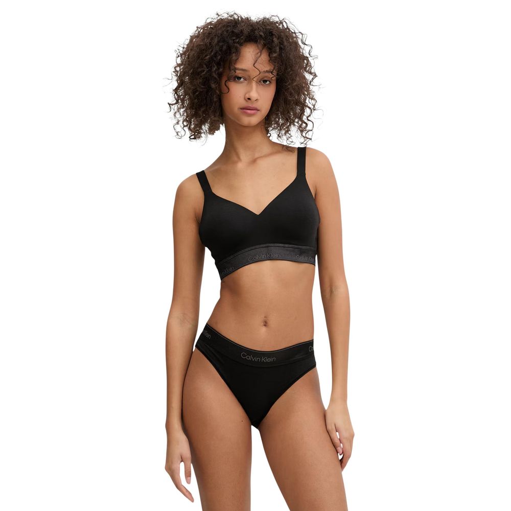 Calvin Klein Underwear Black Cotton Bra
