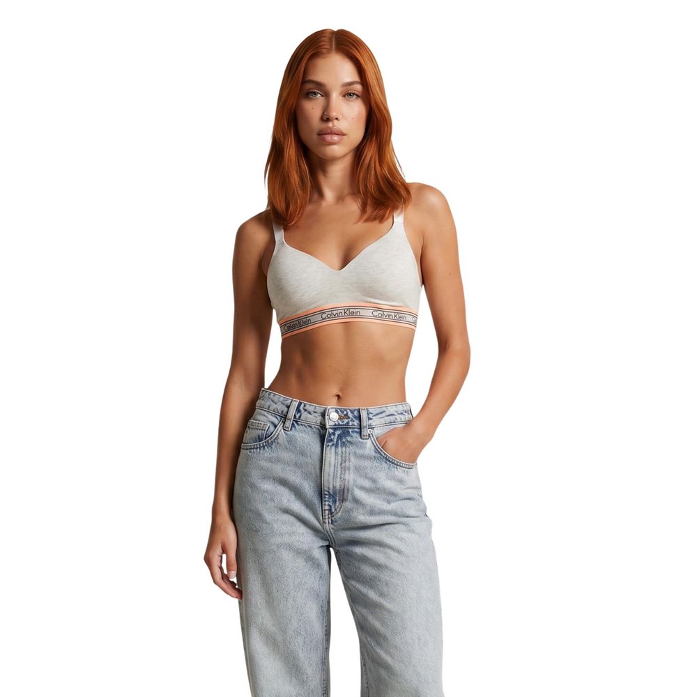 Calvin Klein Underwear Cream Cotton Bra