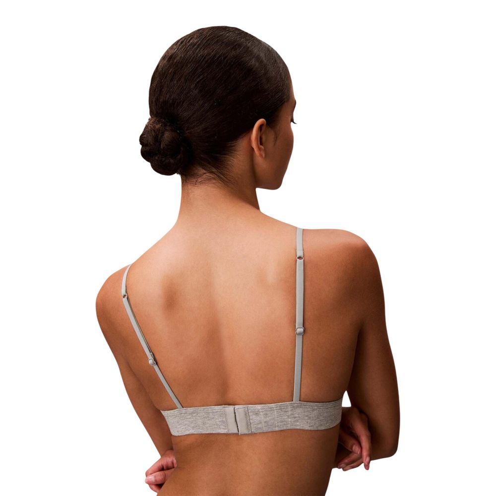Calvin Klein Underwear Gray Cotton Bra
