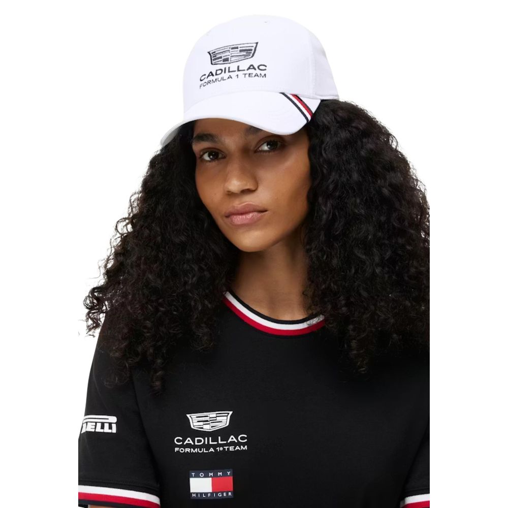 Tommy Hilfiger White Recycled Cap (Baseball Hat)
