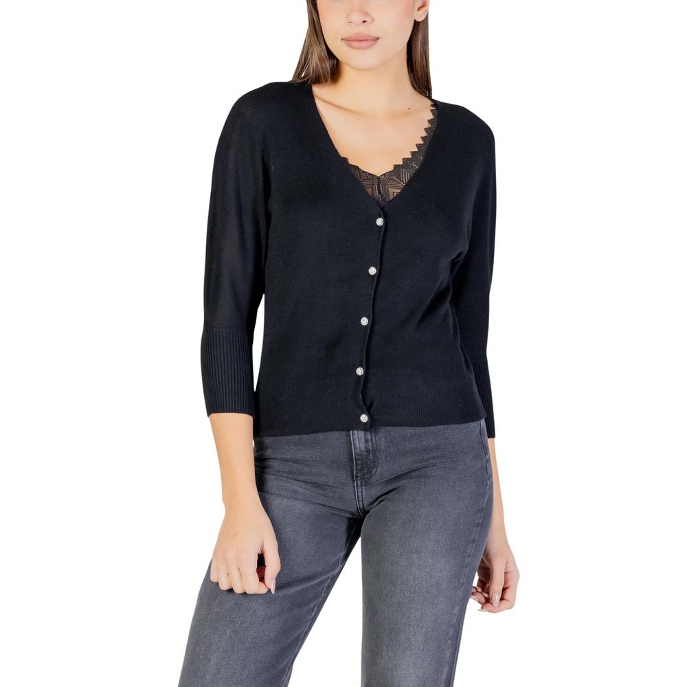 Morgan De Toi Black Cardigan