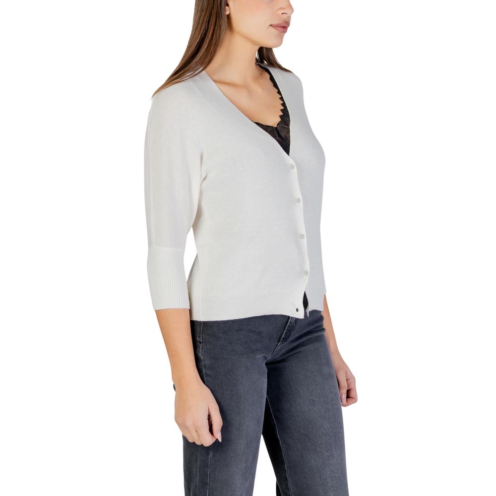 Morgan De Toi Beige Polyester Cardigan