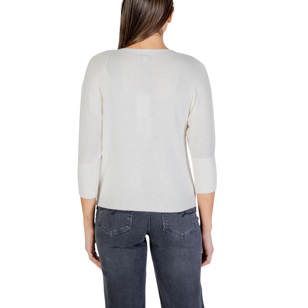 Morgan De Toi Beige Polyester Cardigan