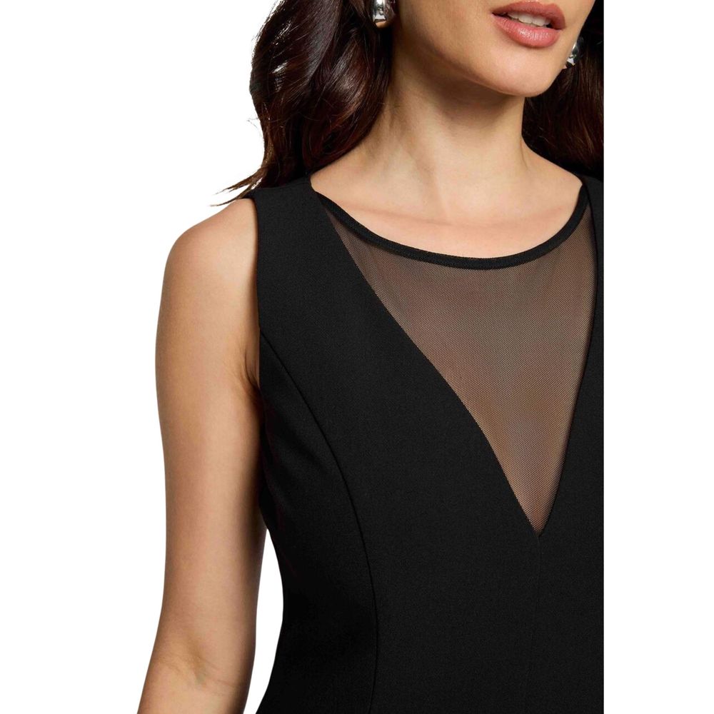 Morgan De Toi Black Midi Dress