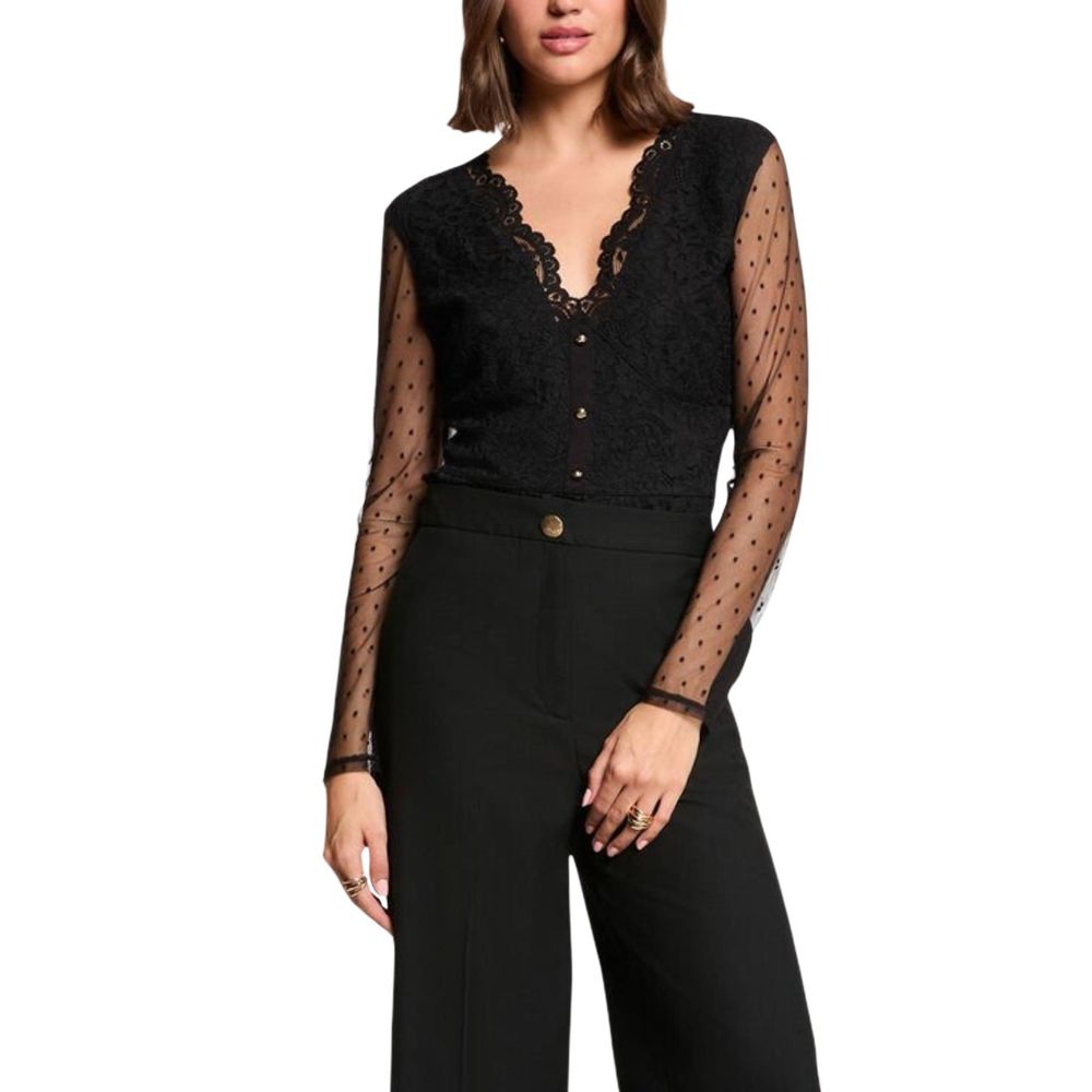 Morgan De Toi Black Polyamide Bodysuit
