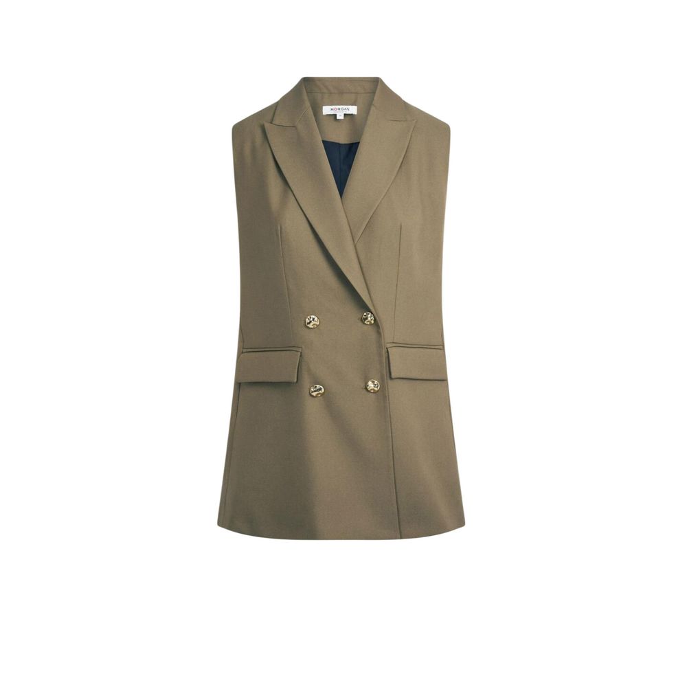 Morgan De Toi Green Recycled Waistcoat