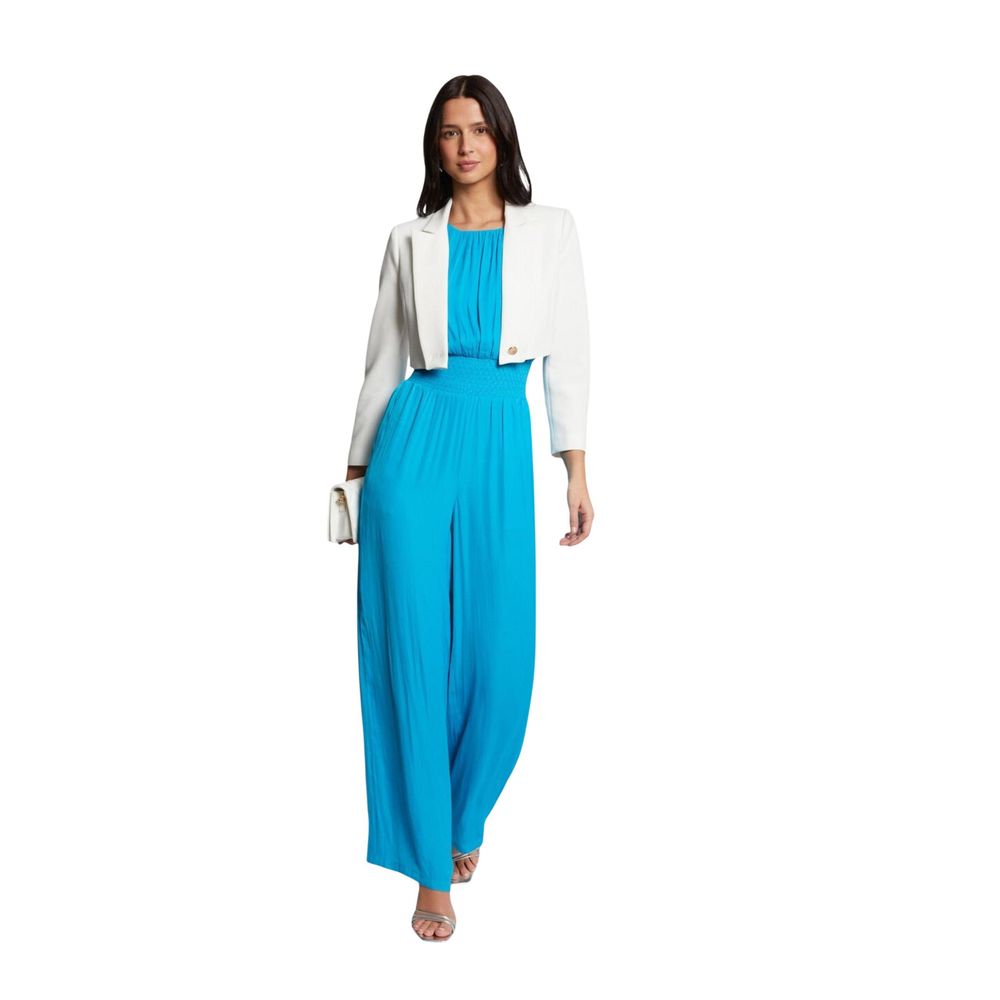Morgan De Toi White Recycled Polyester Blazer