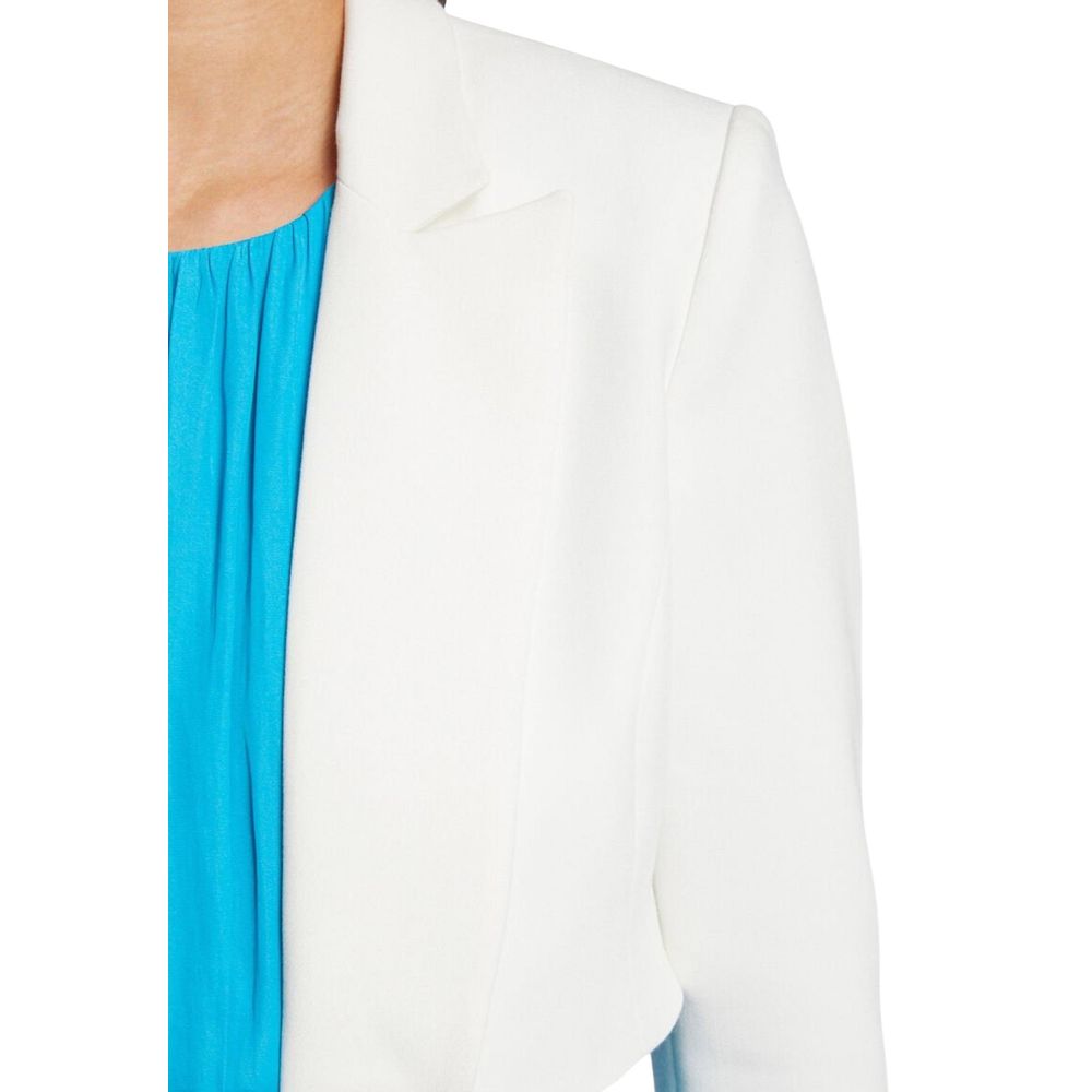 Morgan De Toi White Recycled Polyester Blazer
