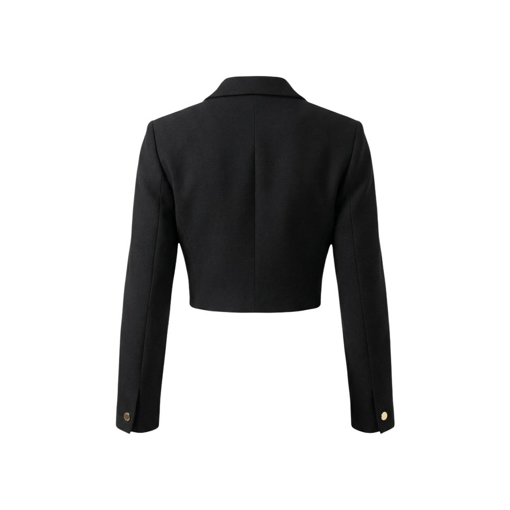 Morgan De Toi Black Recycled Polyester Blazer