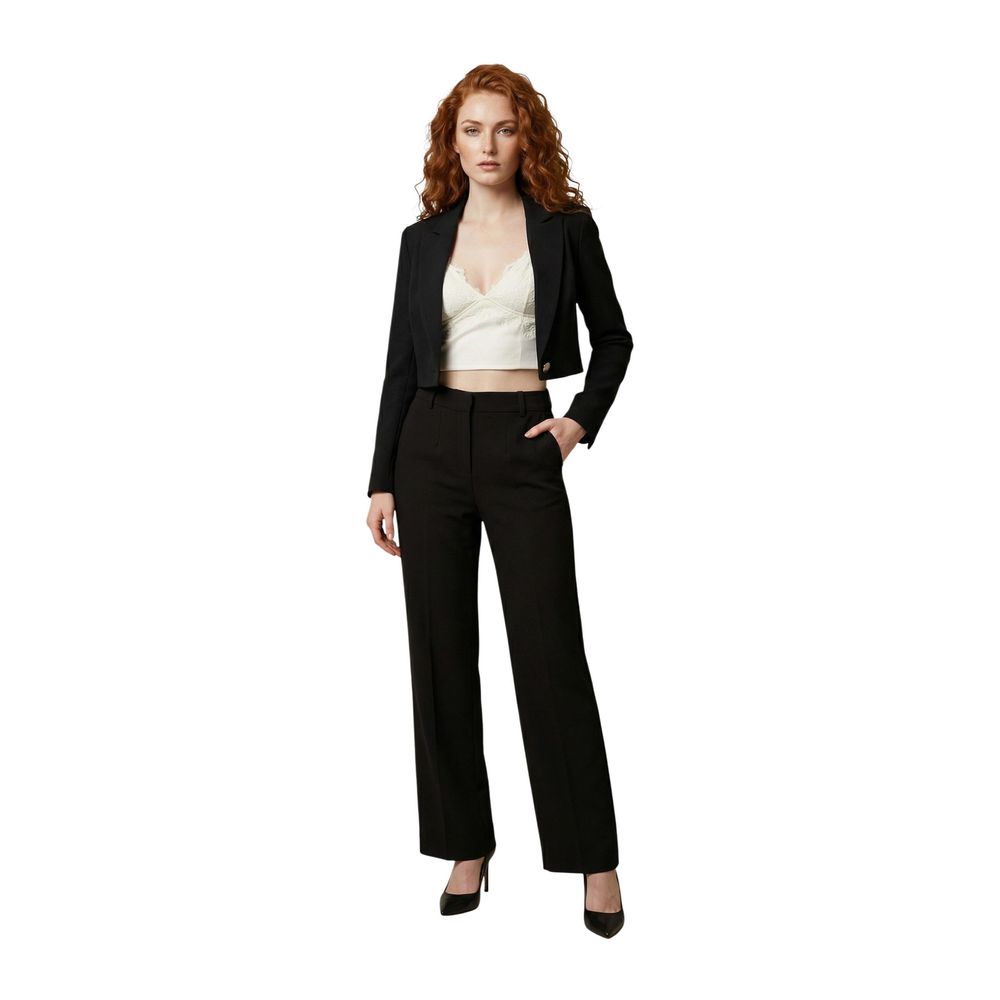 Morgan De Toi Black Recycled Polyester Blazer
