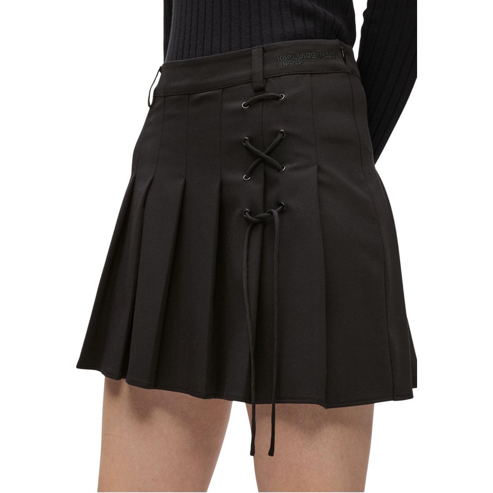 Karl Lagerfeld Black Mini Skirt