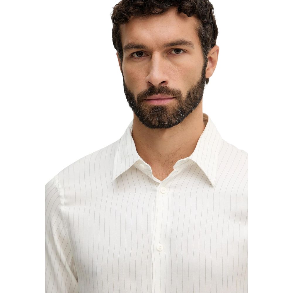 Armani Exchange Bicolor Viscose Shirt