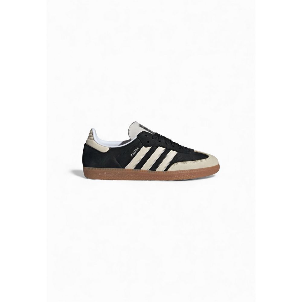 Adidas Originals Black Leather Low Top Sneakers