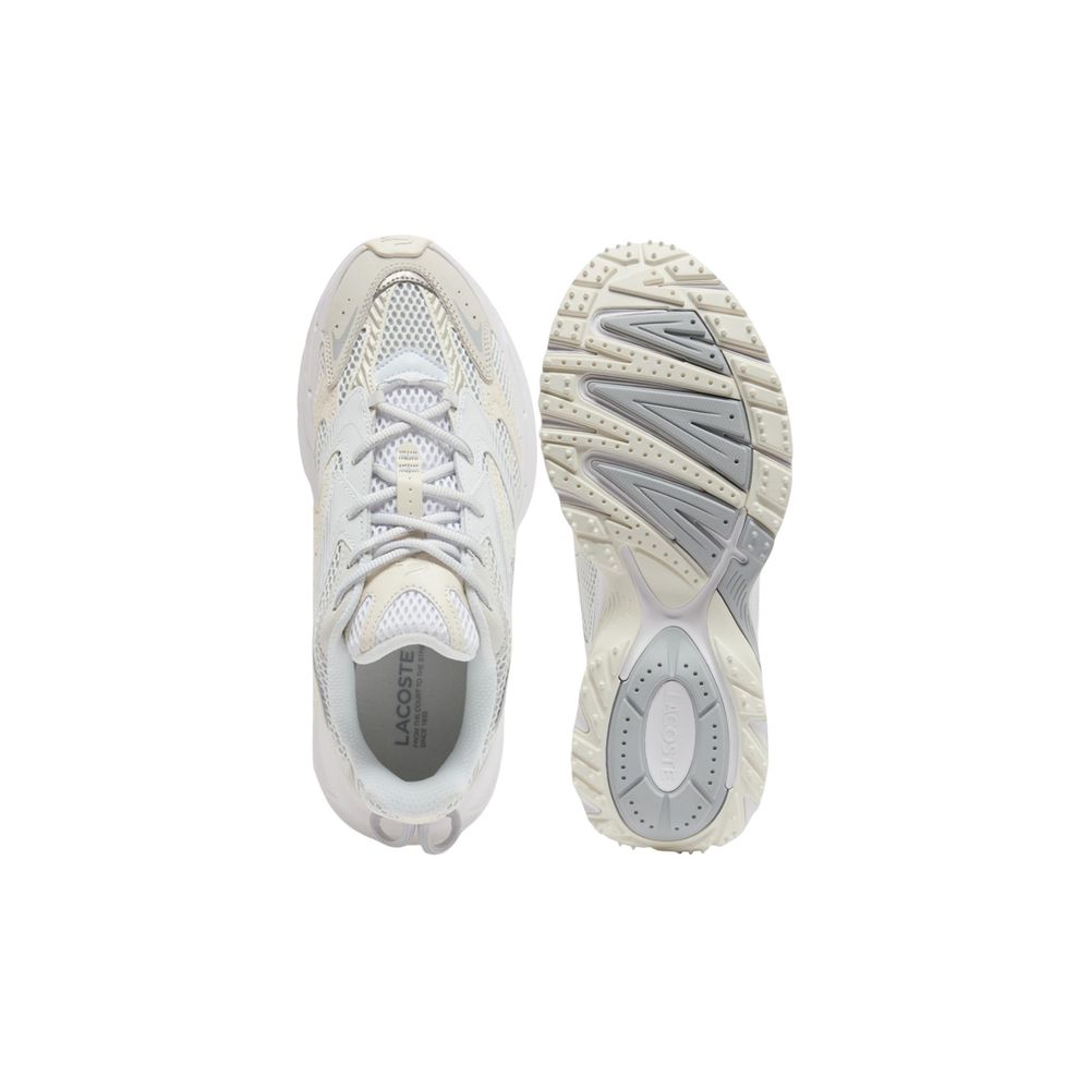 Lacoste White Recycled Athletic Sneakers