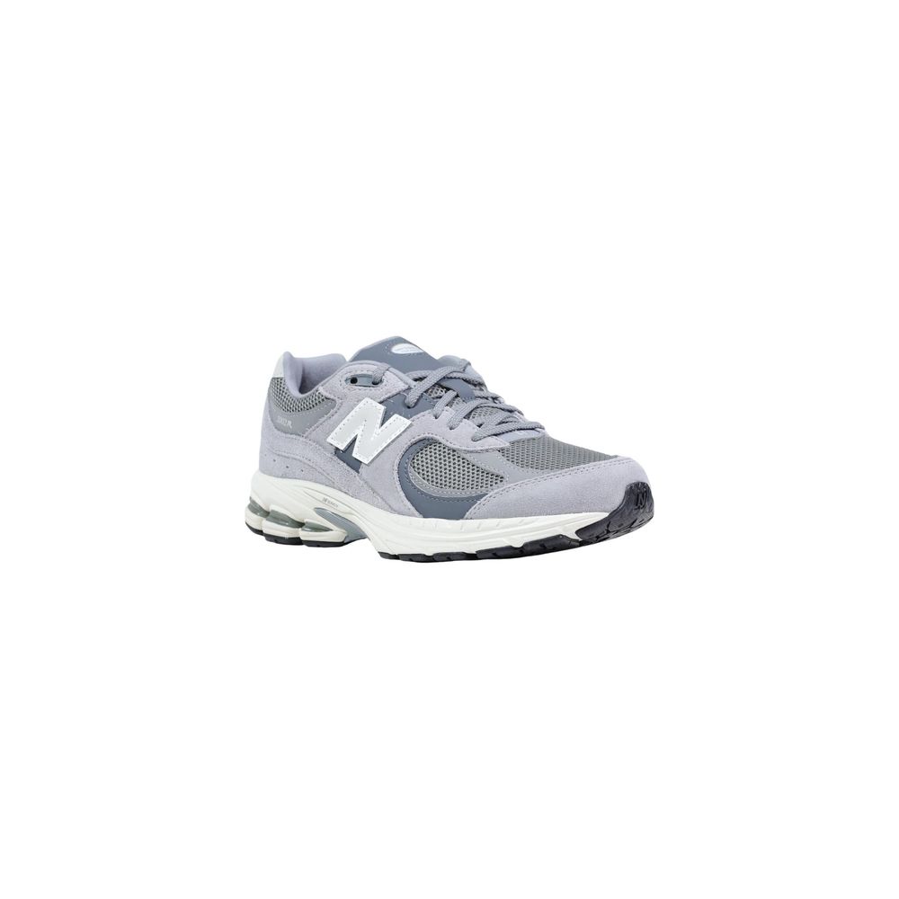 New Balance Gray Leather Athletic Sneakers